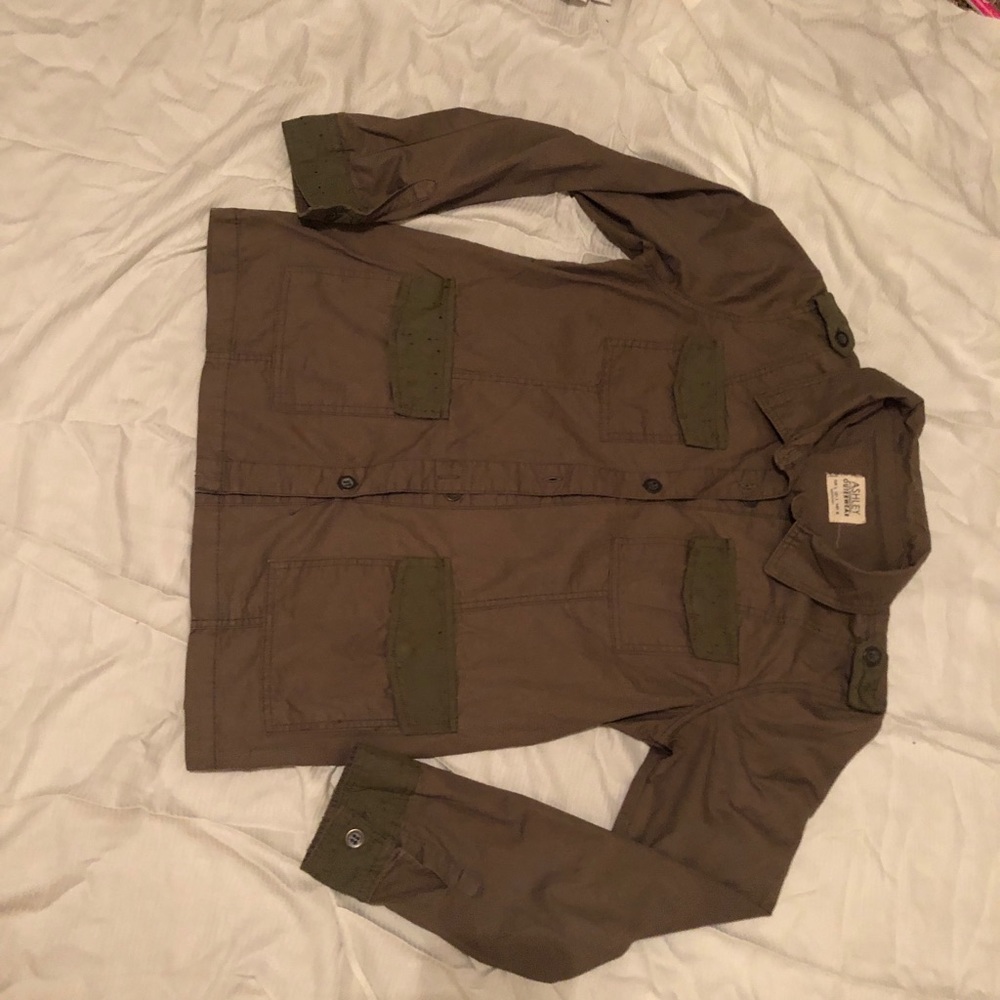 Army Green Cargo Jacket